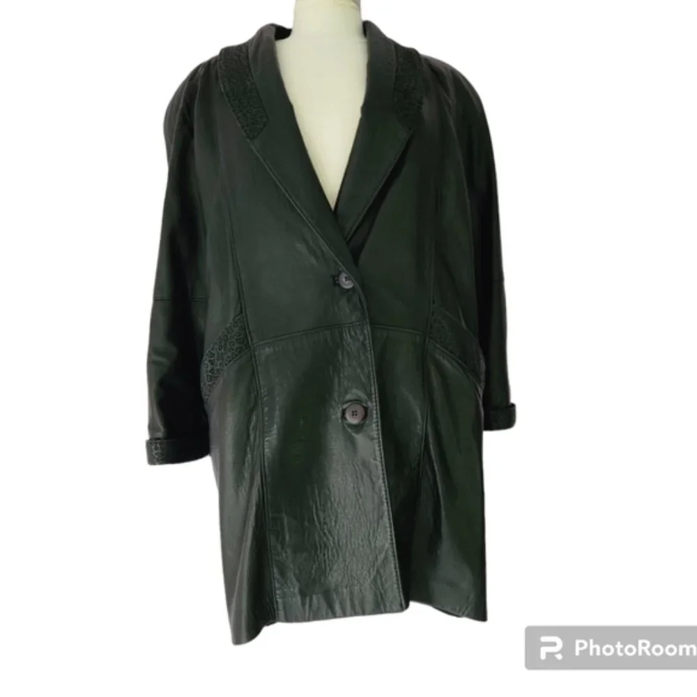 Coronet Montreal button-down Leather size medium USA - Picture 2 of 12